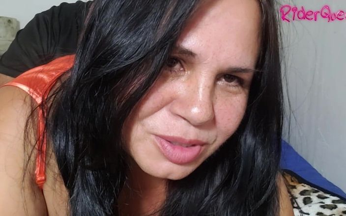 Riderqueen BBW Step Mom Latina Ebony: Madura gordinha exige sexo para marido