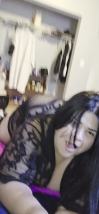 Beautiful Chubby Girl Alone at Home