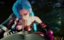 Velvixian 3D: Geile Jinx-seks met creampie