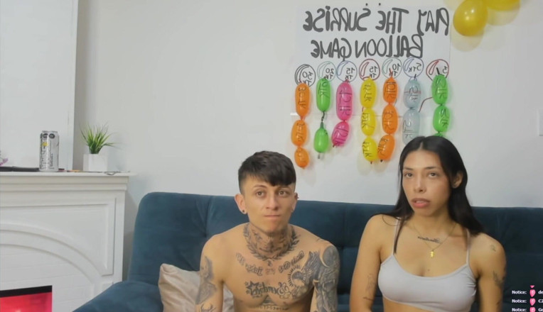 Megan and Max: Couple Sex Dancing and Blowjon in Camera