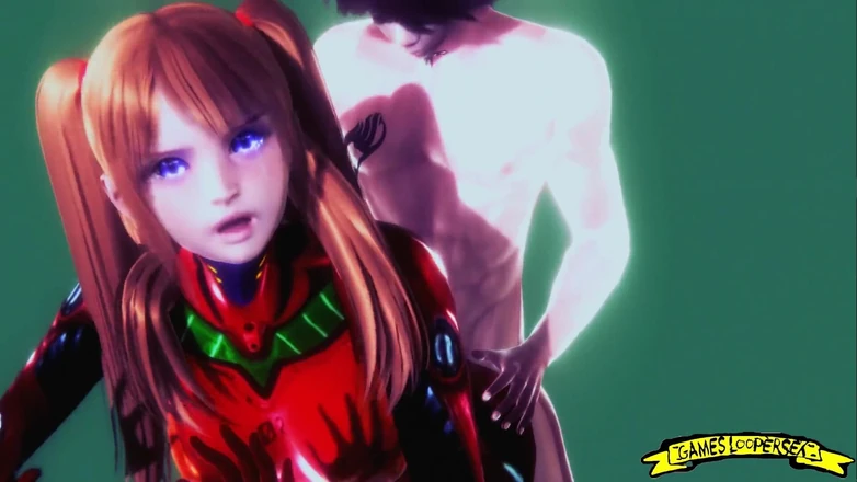 Games looper sex: Asuka Eva - 02, 3D хентай
