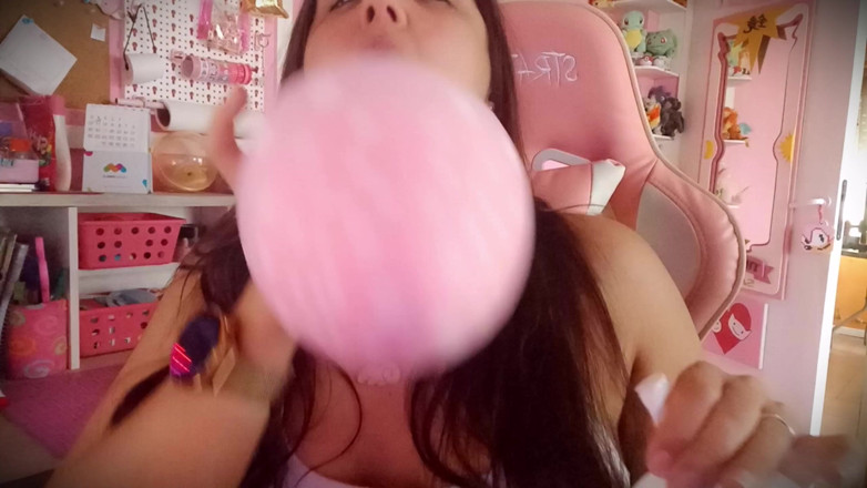 melu_world: Geschwollene backen blasen auf dem ballon - bunny Looner