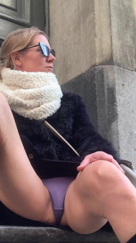 End of Winter Panty Flash