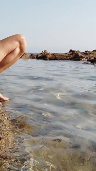 Seaside Wank on Sardegna