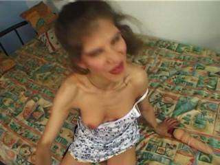 German Classic Porn videos: The crazy teen wants to try a hugh dildo