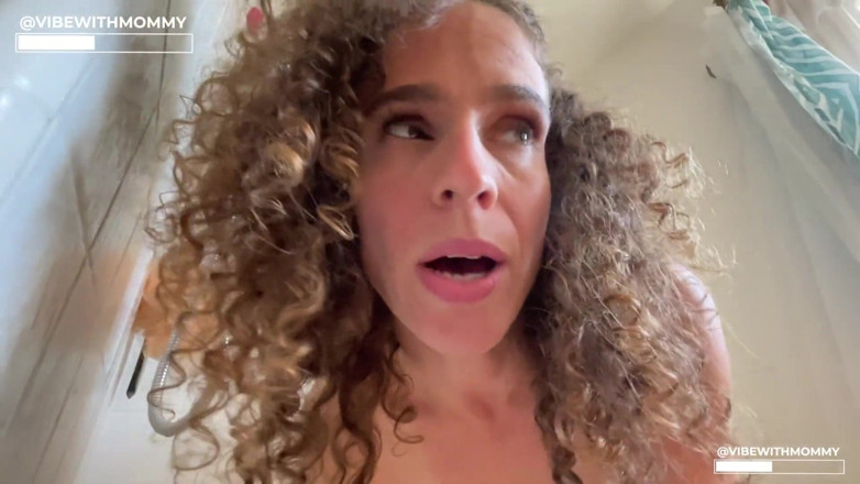 VibeWithMommy: Cheating stepmom breast feed pee and cum