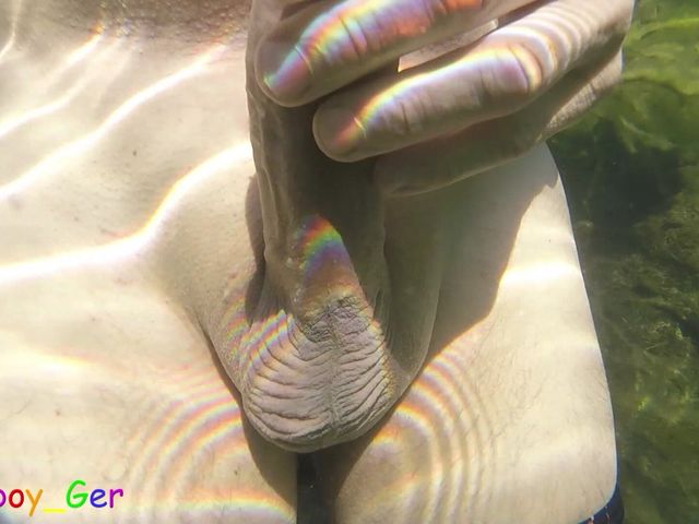 Very Hot Underwater Jerking off in a Dreamlike Lake in the Mountains and Cumming in the Water. (Funny boy Ger)