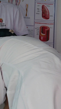 Student Is Seen by the University Nurse.