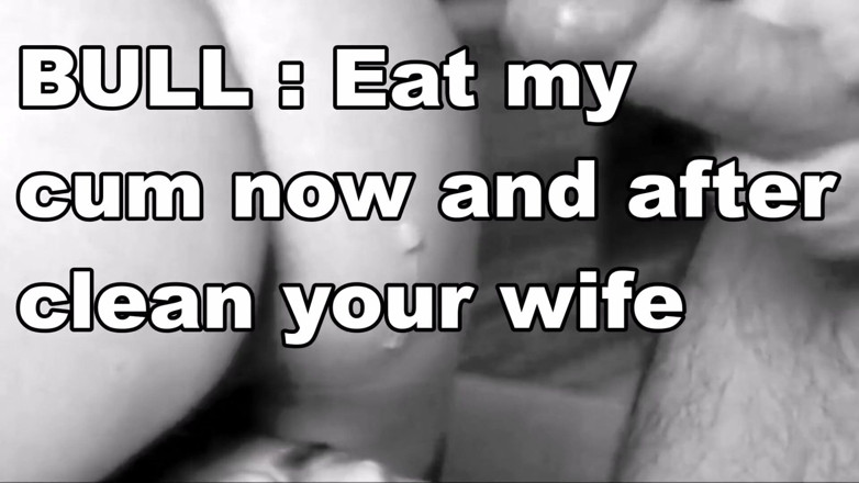Cuckoby: Kisah cuckold menelan mani