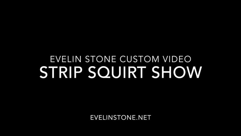 Evelin Stone: Fishnet Strip Twerking Squirt Masturbate