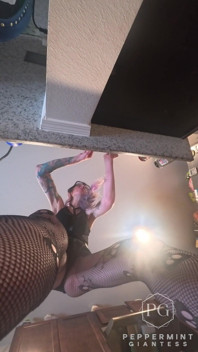 73 Giantess Cooks Stuffed Shells - Tiny Man Tied to My 8 Inch Heel POV