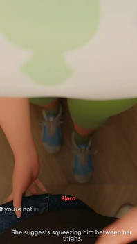 Storage Room Encounter: Siera's Tight Leggings Thighjob - Mansion Days - Part 4 - Brim - by Porn Game 4u