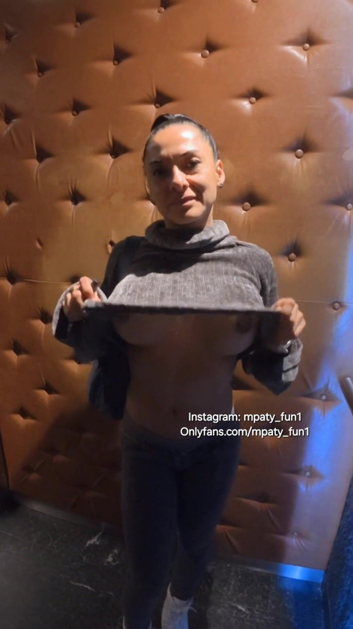 mpaty_fun1: Showing My Tits Elevator Exhibitionism