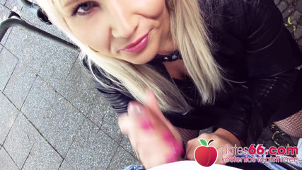 Dates66: Si blonde Jerman Tatjana Young dijemput di tepi jalan & dikongkek...