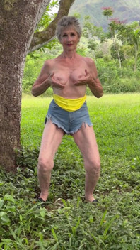 Pulling Down My Boob Tube in the Rain Forest