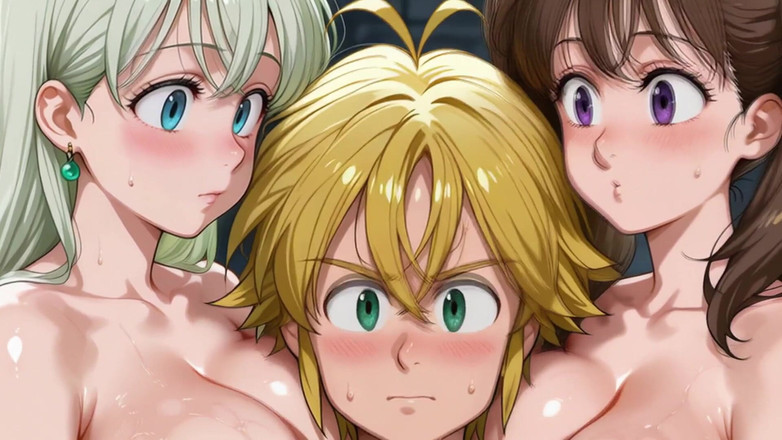 Prznai: Elizabeth, Diane dan Meliodas