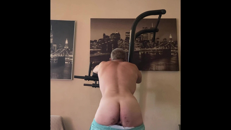 Alex Art: Home Workout and Masturbation