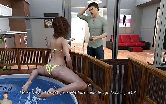 Dirty GamesXxX: Удовольствия большого города: мужик застукал свою соседку по комнате мастурбирует в ее комнате - эпизод 20