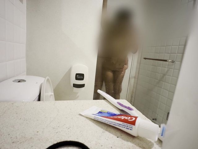 Catching My Step-sister Touching Herself in the Shower and Let Me Fuck (Tinder Travel)