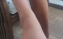 Coryna nylon: Marron và gót chân gris
