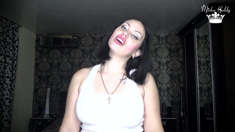 Goddess Misha Goldy: Strong shoulders muscles worship! Sport motivation for pathetic loser like...