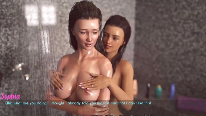 Johannes Gaming: AWAM #39 Sophia and Ellie in shower masturbating