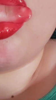 Mouth Fetish! Sloppy Show off of My Lips & Tongue