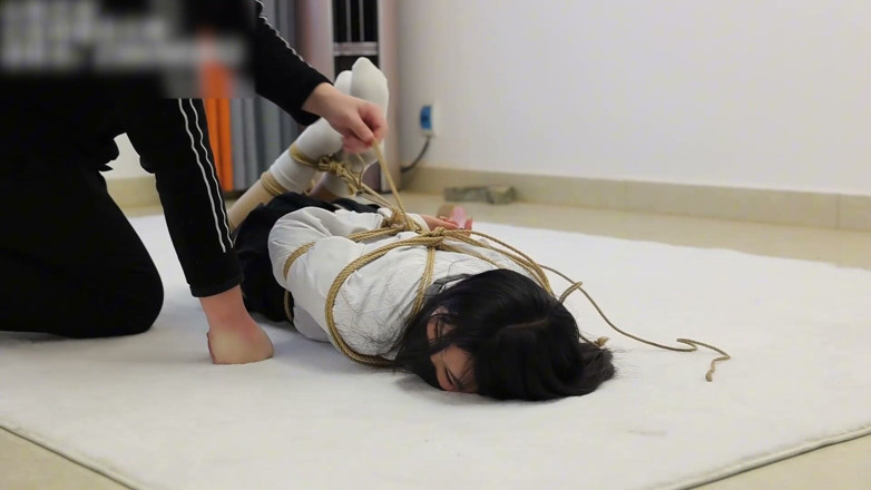 Asian bondage: The Rope Restraints of the Stocky Girlfriend, Experiencing the Ultimate...