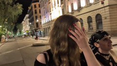 We Get Stuck in the Elevator Before Going to a Kink Party thumbnail