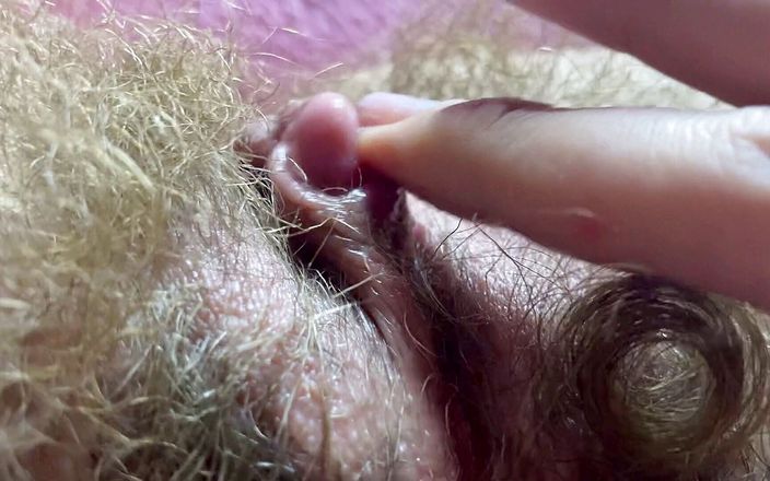 Cute Blonde 666: Sperma orgasm hårig fitta närbild och normala scener stor klitoris