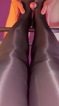Sexy Feet Nylon Footjob