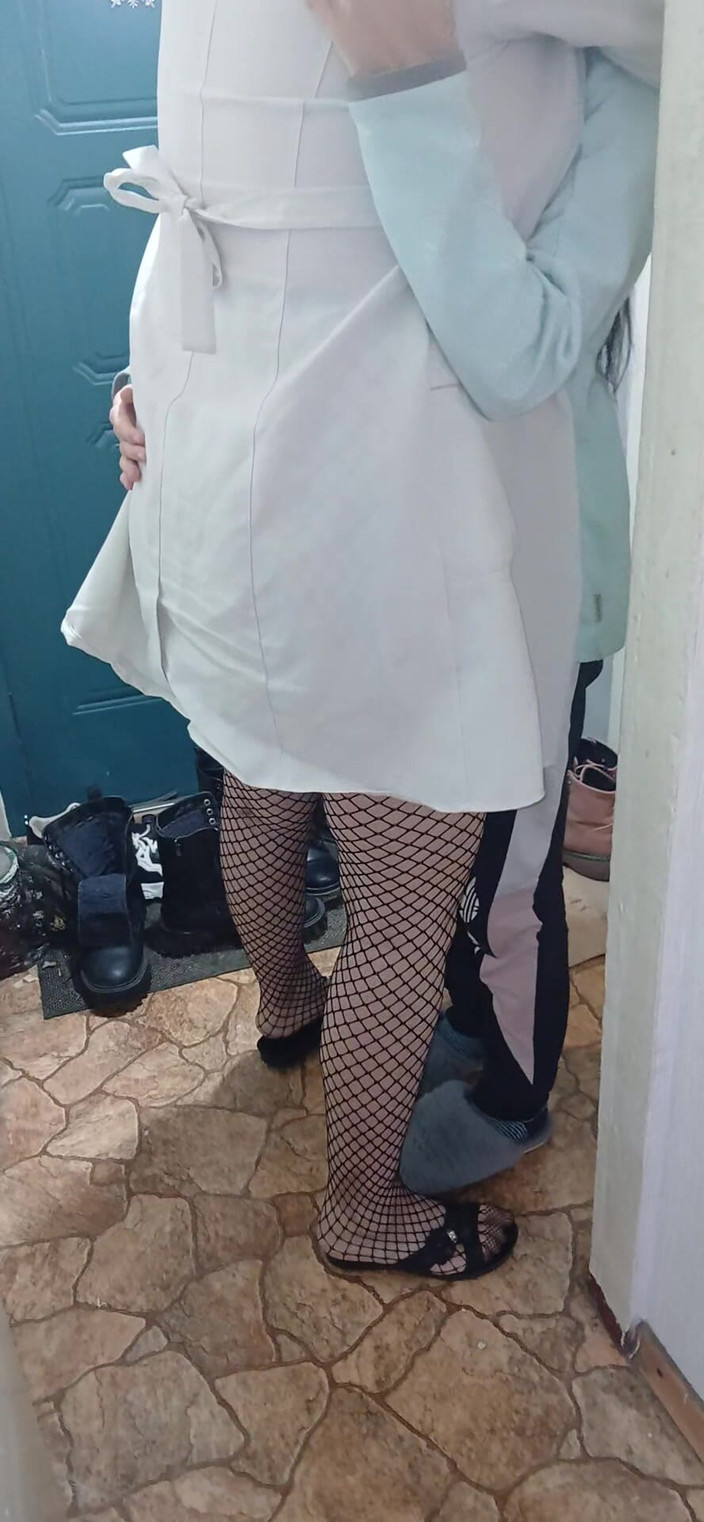 Lesbian-candys: Sesso segreto tra una studentessa e un'infermiera in uno studio...