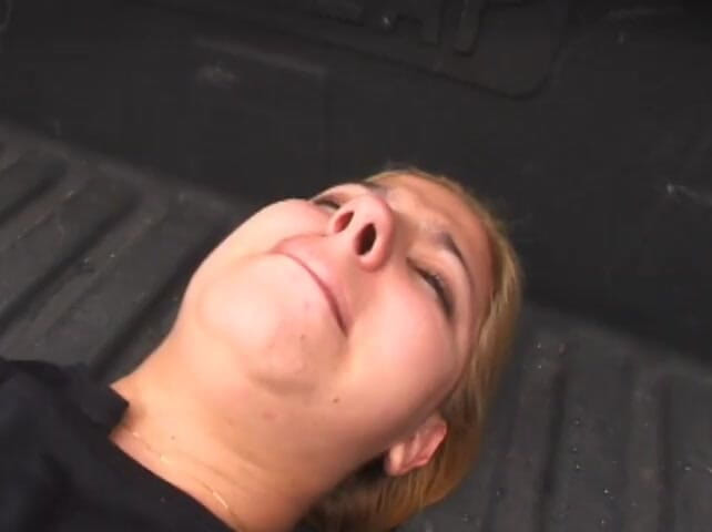 Genuine XXX: Tough Brazilian blond slut rough pussy stretching