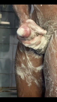 I Love It When Its More Slippery, Playing with My Cock in the Shower for All U Sexy Humans