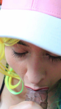 POV Blowjob Green Hair