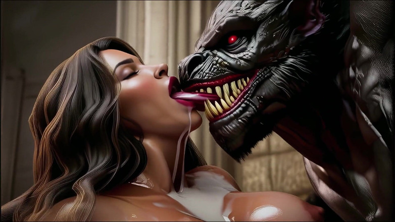 Ai Babes (Trans): Asmr - 怪物对女孩舌头动作