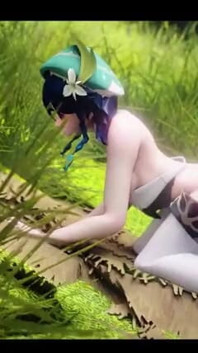 Venti Female Fucked by Hilichurl Gets Creampied in Genshin Impact Mondstadt Sex Porn Doggystyle