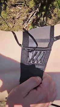 Blond slampa Släpad och knullad i skogen!