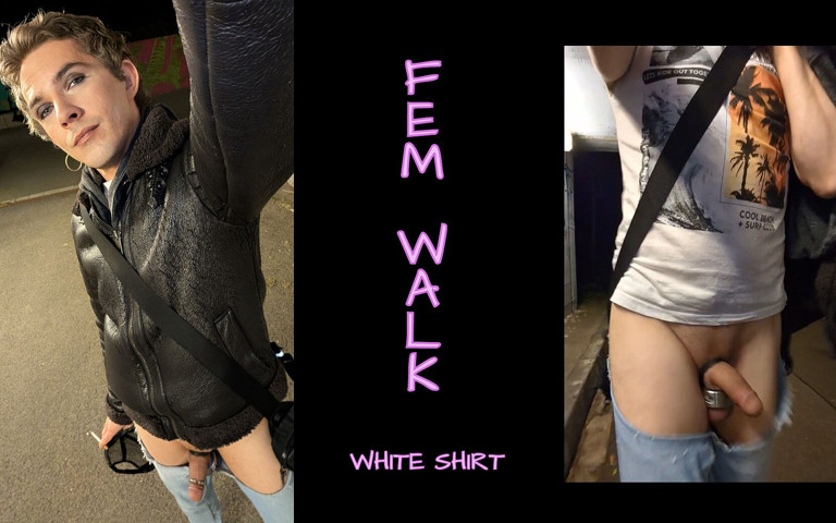 The Slutty Femboy Walk (Kinky gay nudist) The Slutty Femboy Walk (Kinky gay nudist)