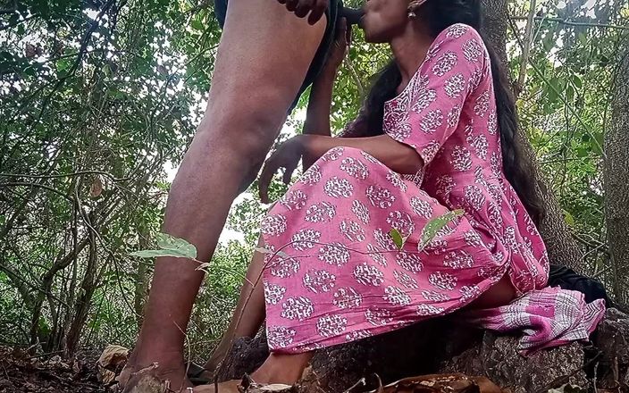 xxxSejal: ジャングルで義理の妹と向き合う。屋外でのセックス