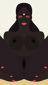 Asmr senyap untuk lelaki - menyembah dewi hitam awak selama 21 minit