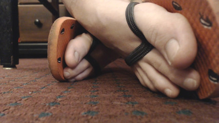 Abby Anna: Abby's feet flip-flop closeups