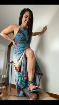 Cock Crush 7 - Dea kiffa in sexy sandali blu schutz 7