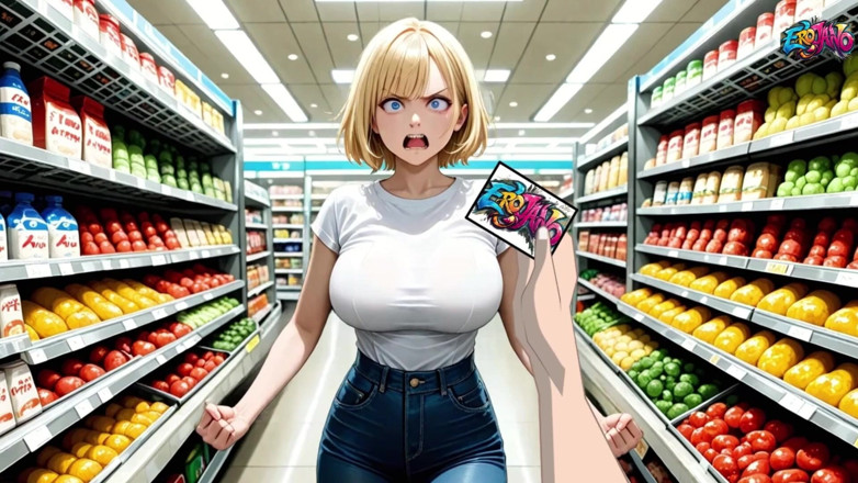 Erojano: 그는 친구의 친밀한 사진을 찾은 다음 그녀에게 일을 하라고 요청합니다.