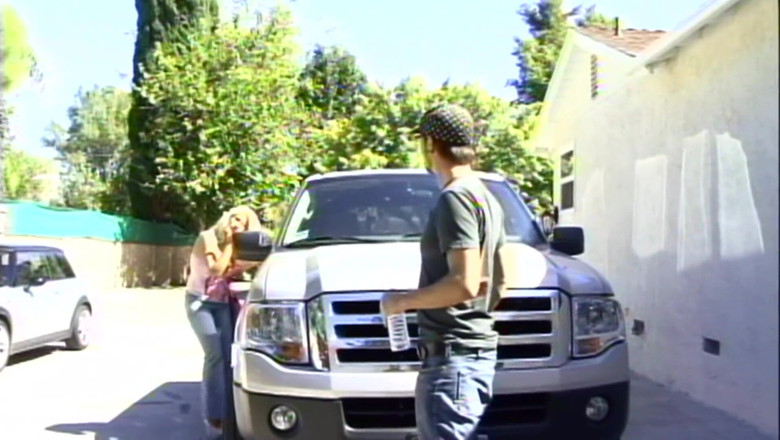 CBD Media: Cheating blonde MILF rides a young stud's big hard dick