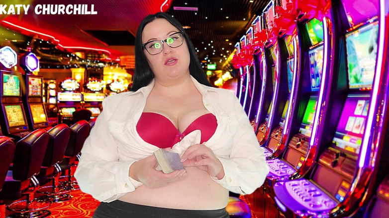 Katy Churchill: Un croupier BBW contrôle votre bite pendant un jeu de...