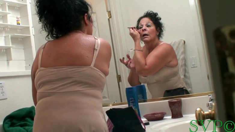 Nasty grannies: Grandma Catches Me Watching Her Puts on a Show