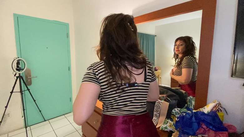 Melody Mynx: Sesi pemotretan di semok sebelum dientot habis-habisan