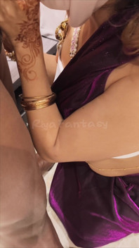 Saree 28 Riya dá boquete com pau grande