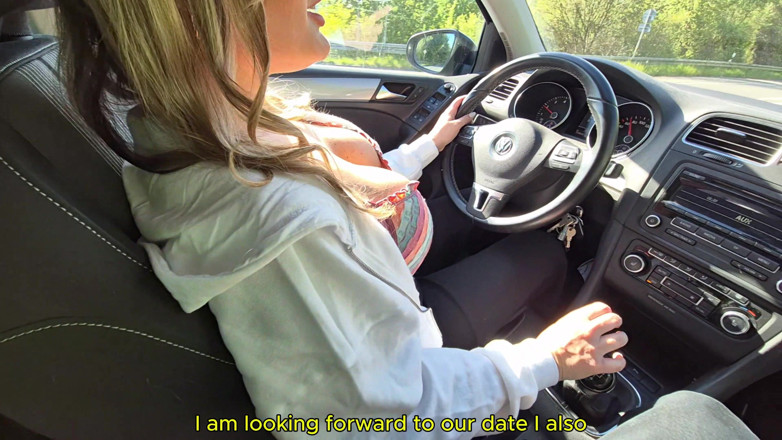 Litclit69: Drive thru público com vibrador de controle remoto faz menina...